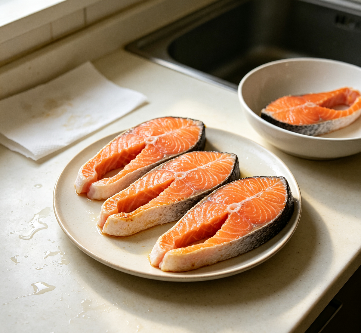 Fresh Salmon Steaks