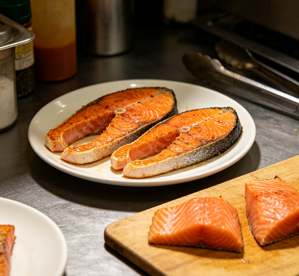 Fresh Salmon Steaks